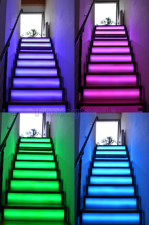 5m 500cm RGB 5050 LED SMD Streifen Stripe Leiste Set+Trafo+IR